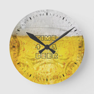 Beer Clock Ronde Klok
