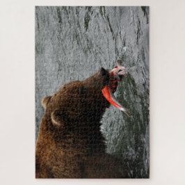 Beer close-up, Brooks Herfsten Alaska Legpuzzel