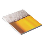 Beer Closeup Drink Party Yellow Pattern Notitieblok (Schuin)