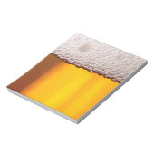 Beer Closeup Drink Party Yellow Pattern Notitieblok (Linkerzijde)