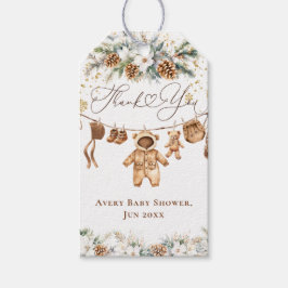 Beer ClothestLine Koud Buiten Baby shower Cadeaulabel