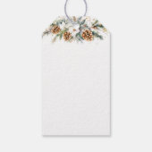 Beer ClothestLine Koud Buiten Baby shower Cadeaulabel (Achterkant)