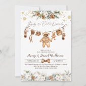 Beer ClothestLine Koud Buiten Baby shower Kaart (Voorkant)