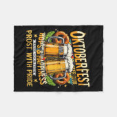 Beer Club Prost With Pride Gift Drinking Team Fleece Deken (Voorkant (Horizontaal))