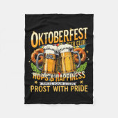 Beer Club Prost With Pride Gift Drinking Team Fleece Deken (Voorkant)