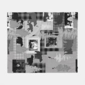 Beer Collage Fleece Deken (Voorkant (Horizontaal))