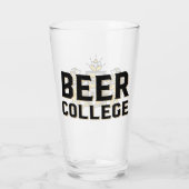 Beer College Officiële 16-Ounce Logo Glass Glas (Achterkant)