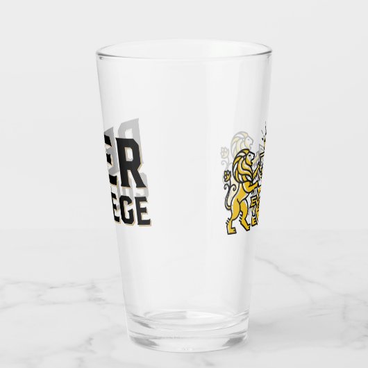 Beer College Officiële 16-Ounce Logo Glass Glas (Rechts)