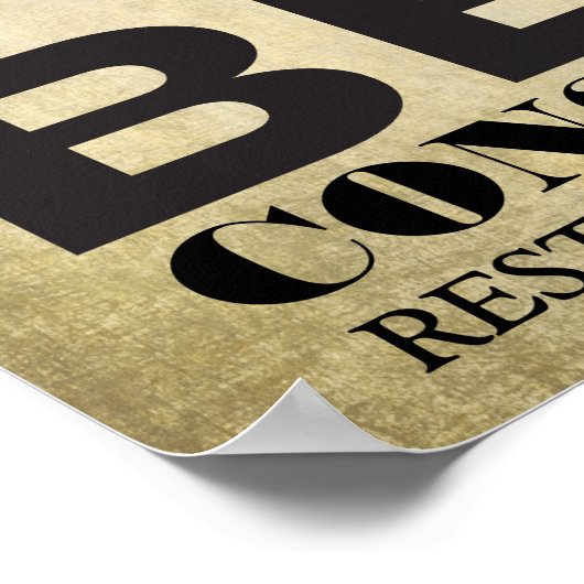 Beer Conservation Poster (Hoek)