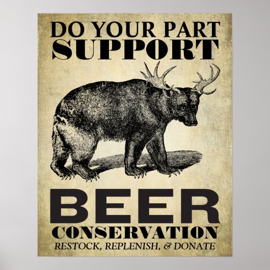 Beer Conservation Poster (Voorkant)