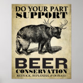 Beer Conservation Poster (Voorkant)