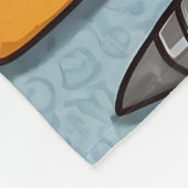 Beer Construction Enthusiast Print Fleece Deken (Hoek)