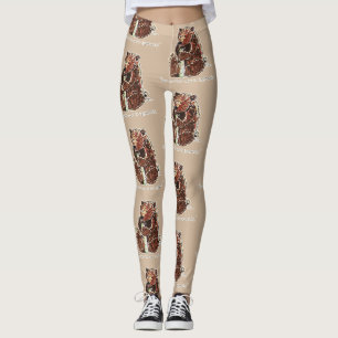 Beer Contempleert Winterse Slap Leggings