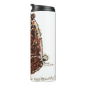 Beer Contempleert Winterse Slap Thermosbeker (Geroteerd rechts)