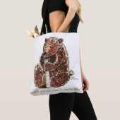 Beer Contempleert Winterse Slap Tote Bag (Dichtbij)