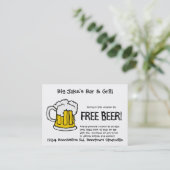 Beer Coupon voor Liscensed Bar & Grill Restaurant (Staand voorkant)