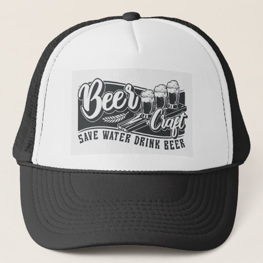 Beer Craft Trucker Hat Trucker Pet (Voorkant)