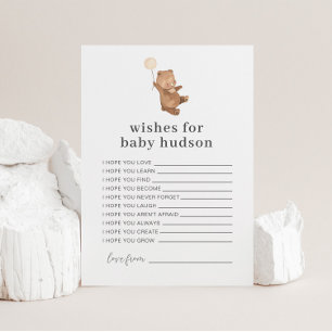 Beer Cream-ballon - Vereist voor Baby Kaart