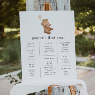 Beer-Cream-ballonvaardijsteen Poster