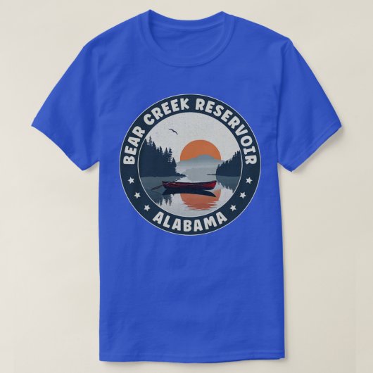 Beer Creek Reservoir Alabama Sunset TShirt (Design voorkant)