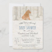 Beer Cub Birch Baby shower Invitation Kaart (Voorkant)