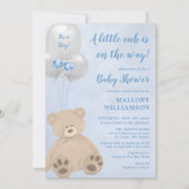 Beer Cub Boy Baby shower Kaart (Voorkant)