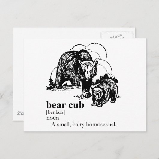 BEER CUB BRIEFKAART (Voorkant / Achterkant)