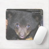 Beer Cub Close-up Face Mousepad Muismat (Met muis)