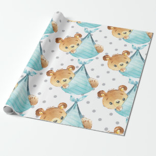 Beer Cub Cute Nursery Baby Boy Gift New Born Cadeaupapier