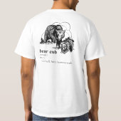 BEER CUB DEFINITION T-SHIRT (Achterkant)