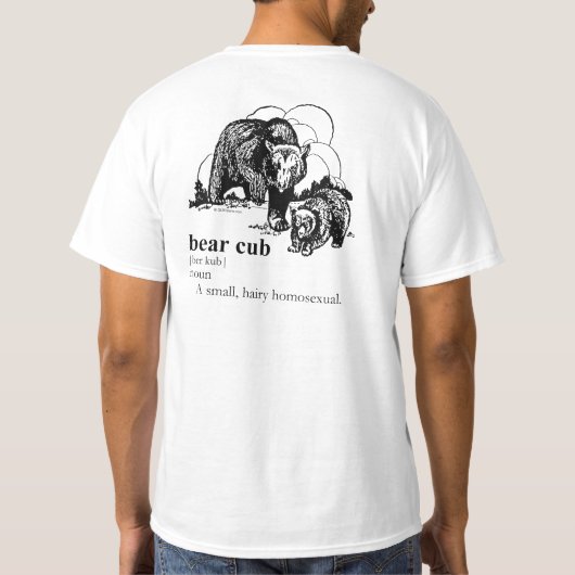 BEER CUB DEFINITION T-SHIRT (Achterkant)