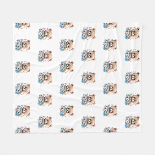 Beer Cub Fleece Deken (Voorkant (Horizontaal))