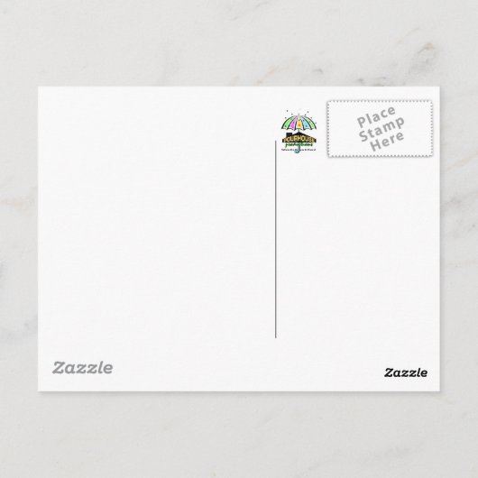 Beer Cub, geelsteen Briefkaart (Achterkant)