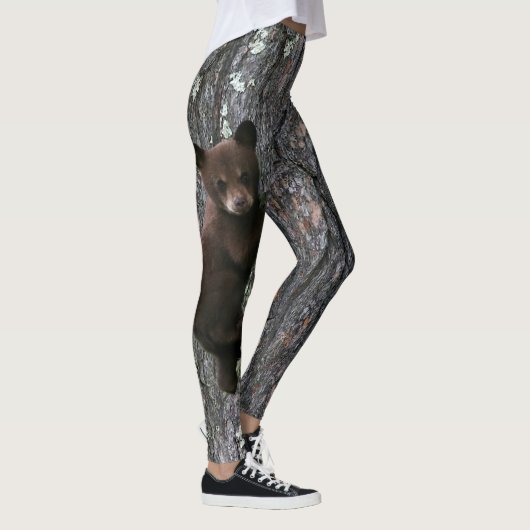 Beer Cub klimboom Print Leggings (Rechts)