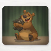 Beer & Cub Mousepad Muismat (Voorkant)