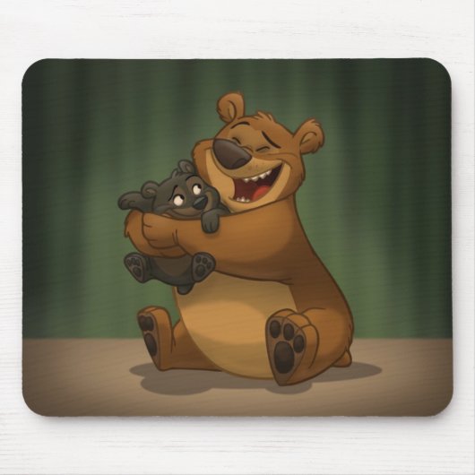 Beer & Cub Mousepad Muismat (Voorkant)