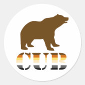 BEER CUB RONDE STICKER (Voorkant)