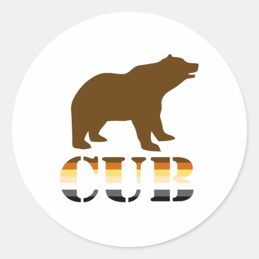 BEER CUB RONDE STICKER (Voorkant)