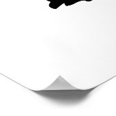 Beer Cub Silhouette Poster (Hoek)