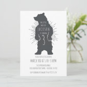 Beer Cub Thmed Kids Birthday Party Kaart (Staand voorkant)