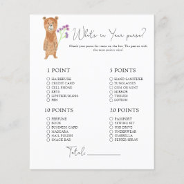 Beer Cub - Whats in your purse game