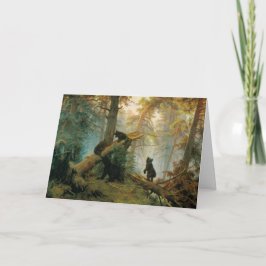  Beer Cubs van Ivan Shishkin 1889 Kaart