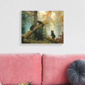 Beer Cubs van Ivan Shishkin Canvas Afdruk (Insitu (Woonkamer))