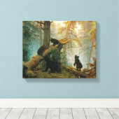 Beer Cubs van Ivan Shishkin Canvas Afdruk (Insitu (Houten vloer))