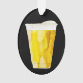 Beer Cup Gepersonaliseerd Ornament (achterkant)