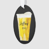 Beer Cup Gepersonaliseerd Ornament (voorkant)