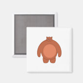 Beer Cute Chubby Magneet (Voorkant / Achterkant)