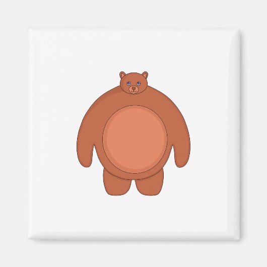 Beer Cute Chubby Magneet (Voorkant)