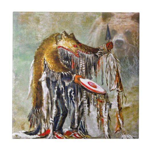 Beer Dancer Tegeltje (Voorkant)