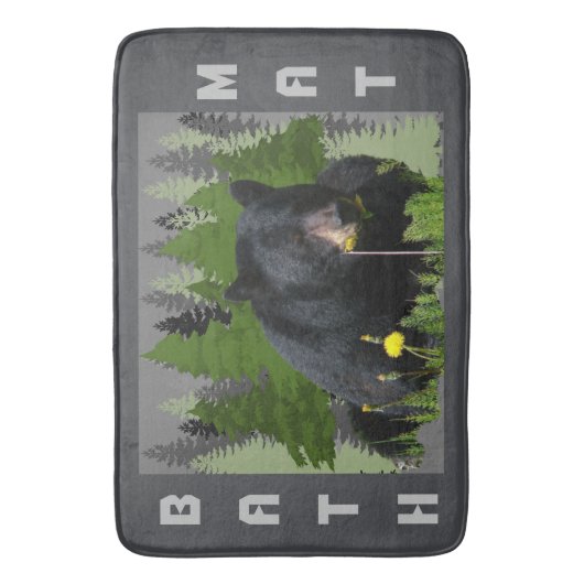 Beer Dandelion Bath Mat. Badmat (Voorkant Verticaal)